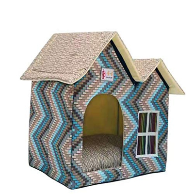 MIKLL - Caseta Impermeable para Perros y Gatos para Interiores y Exteriores