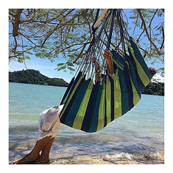 ZSP Hamaca Hamaca al Aire Libre Espesa Silla Colgando Silla Columpio portátil relajación Lienzo Swing Viaje Camping Perezoso Silla sin Almohada Balanc en oferta