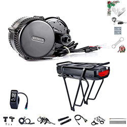Bafang Electric Bike Mid Drive Motor Motor Medio de manivela BBS02B 36V 500W DIY Kit de conversión de Bicicleta sin o con batería de Cuadro 15.6/19.2/ en oferta