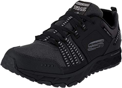Skechers Escape Plan, Zapatillas Hombre, Negro (Black Leather/Mesh/Trim BBK), 44 EU precio