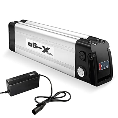 X-go 36V 10AH 10.4AH batería ebike batería de Iones de Litio Adecuada para Motor de Bicicleta eléctrica 250W 350W (36V 10AH 2Port)