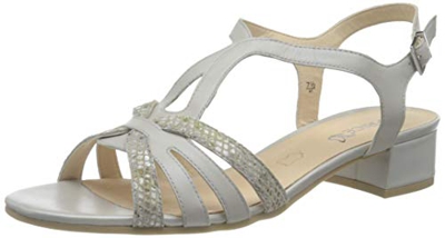 Caprice 9-9-28201-26, Sandalia con taln Mujer, Lt Grey Comb, 38 EU