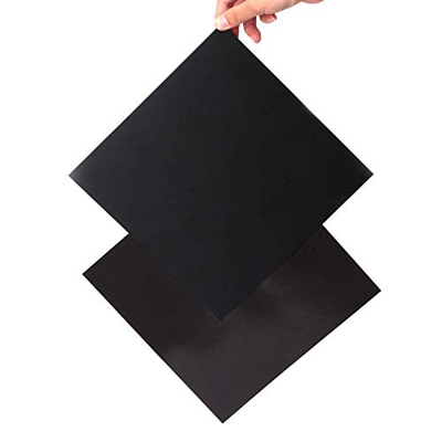 Impresora 3D Construir Superficie 220mm para Anet A8 para WanHao i3 Magnético Antideformación Desmontable Cuadrado Negro Eewolf