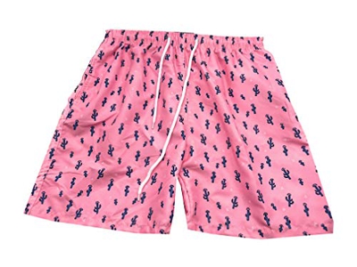 Mermaid Bañador Hombre Shorts, Traje de Baño para Jovenes, Bañador Short Playa para Natación, Piscina, Playa Secado Rápido, Tallas L