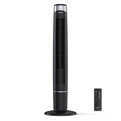 Tomons Ventilador de Torre con Mando ad Dstancia 120cm de Altura, sin Aspas, Pantalla LED Control Táctil, Función de Temporización, 4 modos, 6 Velocid precio