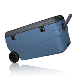 yourgear Coolah - Nevera portátil de 80 L, con compartimento de refrigeración pasivo, de poliuretano térmico, con ruedas, nevera térmica para frío y c en oferta