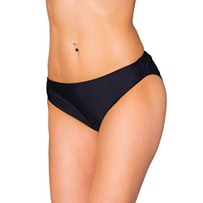 Aquarti Bragas de Bikini Clásica Cintura Estándar Mujer, Negro, 42