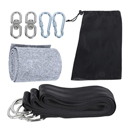 Happyyami Columpio Colgante Correa Kit Árbol Colgante Silla Correa Hamaca Cuerda Cinturón Hebillas Aire Libre Columpio Cinturón Titular Accesorios características