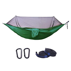 LMJ Hamaca Acampar Hamaca con la Hamaca árbol Correas,Hamaca portátil paracaídas de Nylon for Viajes con Mochila Camping al Aire Libre precio