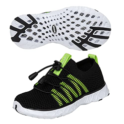 SAGUARO Zapatos de agua para niños, de secado rápido, de malla, color Negro, talla 35 EU características