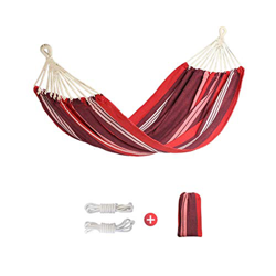 LMJ Hamaca Individual Camping Hamaca con la Hamaca de árbol,Correas de paracaídas Hamaca portátil de Viaje con Mochila Camping al Aire Libre precio