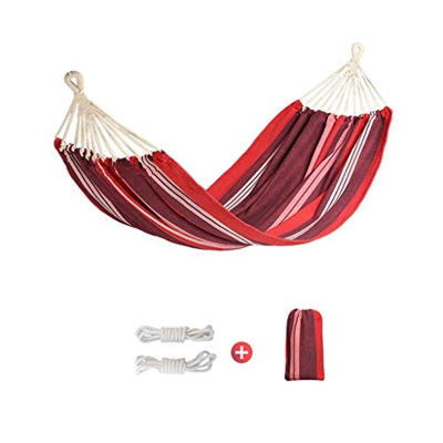 LMJ Hamaca Individual Camping Hamaca con la Hamaca de árbol,Correas de paracaídas Hamaca portátil de Viaje con Mochila Camping al Aire Libre