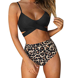 HIAME Bikini Mujer Conjuntos，Bañadores Mujer de Cintura Alta，Bikinis Mujer Push Up，Bikini Braga Alta，Bañadores Mujer Sexy 2 Piezas Conjuntos Adecuado  características