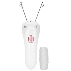 Depiladora de rosca de carga USB para eliminar facial para uso doméstico (rosa) en oferta