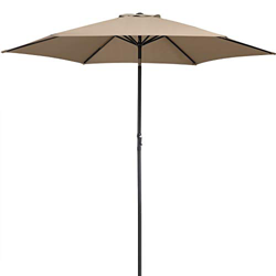 Kingsleeve Sombrilla inclinable Topo UV40+ Ø300cm Parasol con mástil de Aluminio y manivela en oferta