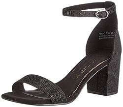 MARCO TOZZI by Guido Maria Kretschmer 2-2-88303-26 Sandale, Sandalia con taln Mujer, Black Lt Gold, 37 EU características