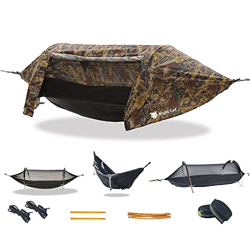 Night Cat Hamaca Tienda con Mosquitera Impermeable Rainfly para 1 Persona Senderismo Camping en Jardín Patio Trasero Wild en oferta