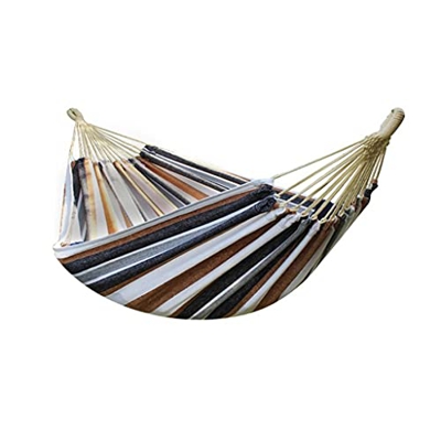 ZSP Hamaca Portátil al Aire Libre Doble Hamaca Anti-Rollover Pared Colgando de algodón y Swing de Lino Balancearse