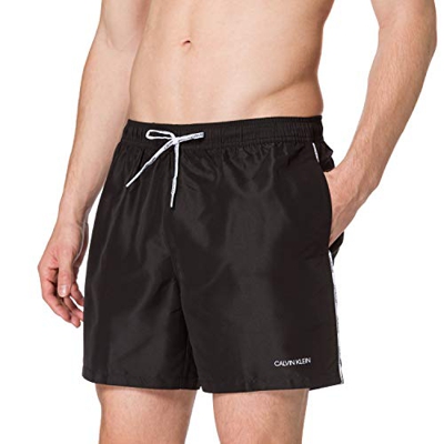 Calvin Klein Medium Drawstring Baador para Hombre, Pvh Negro, M