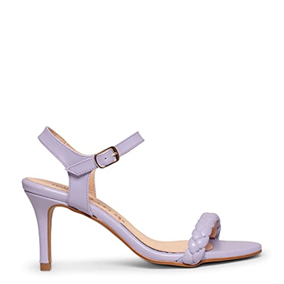 Sunset Sandalias Lilas de tacón de Aguja Elegantes
