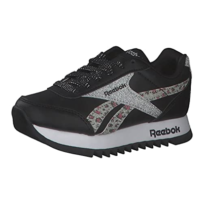 Reebok Royal CLJOG 2 Platform, Zapatillas de Running Mujer, NEGBÁS/Plamet/FTWBLA, 38 EU