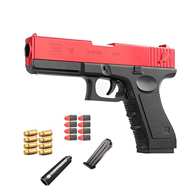 Hnjxyh Pistolas de Juguete Multiusos, Pistola de Juguete de Bala Suave para niños, Pistola Falsa Estilo M1911, Pistola de Juguete para niños, Juguete 