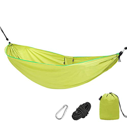 ZSP Hamaca Hamaca de Camping portátil,hamacas de paracaídas de Nylon Ligero Anti-Rollover para el Patio de Patio Patio de Patio Balancearse (Color : G precio