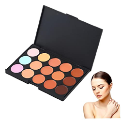 Caja de Concurrismo 1PACK Professional 15 Color Corrector Paleta Camuflaje Contorno Establecimiento de Cosmetic Set Contorneing Highlight Paleta de Ma en oferta