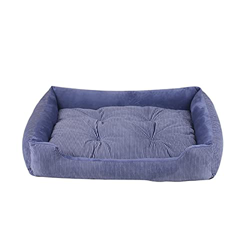 JULAN 1 unids Movable Pet Dog Dog Bed Mat Suave Kennel Puppy Cama Cara Lomeo Acogedor Cozy Fit for Pequeño Perro Medio Medio Casa de Invierno Suminist características