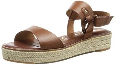Tamaris 1-1-28235-26, Sandalia Mujer, marrón Brandy, 37 EU