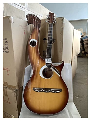 XLAHD Guitarra Guitarra Acústica Cuerda Guitarra Acústica Eléctrica Arpa Guitarra Principiante Amante de la Música Guitarra (Tamaño: 41 Pulgadas)
