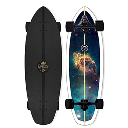 VOMI Carving Pumping Skateboard CX7 Eje Surf Skates (Diseño Estructura Resorte, más Flexible) 82×26cm, ABEC 11 rodamiento, 7 Capas Deck Arce Canadiens características