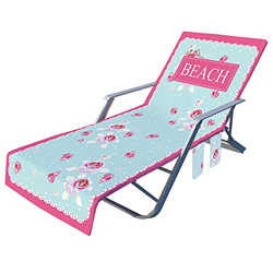 XIANLIAN Fundas de silla de playa con bolsillos, cómoda y plegable, para piscina, playa y piscina, para tumbonas, piscina, piscina, piscina, piscina,  en oferta