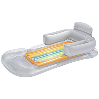 XIEJING Piscina Hinchable Hamaca Azul Hamaca reclinable Inflable Flotante colchón de natación mar natación Piscina Fiesta de Juguete salón Cama para N