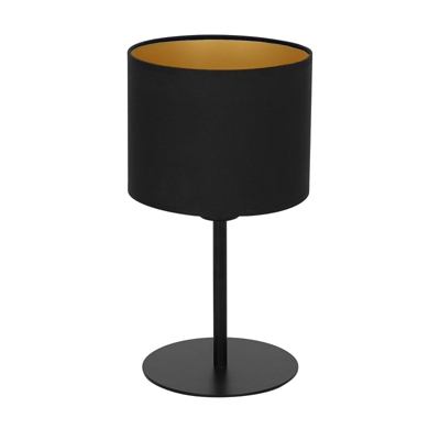 Lámpara de mesa Soho con pantalla negra textil