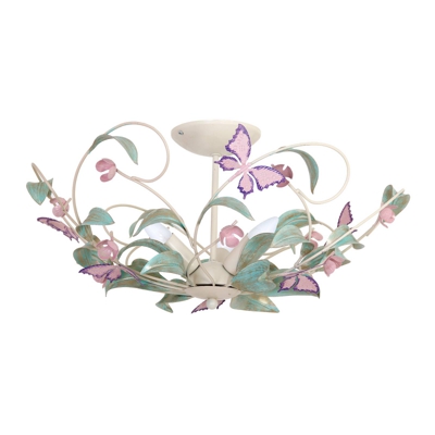 Lámpara de techo Butterfly, 3 luces