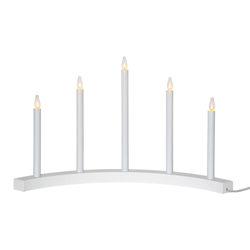 Candelabro Accent, 5 luces, blanco precio