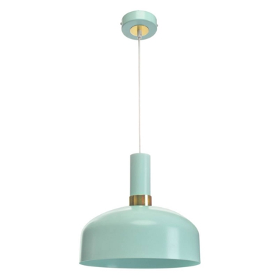 Lámpara colgante Malmo con pantalla menta verde