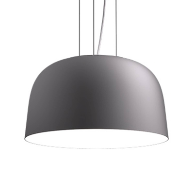 Lámpara colgante LED Sva 840 Dali Ø 35,6cm gris