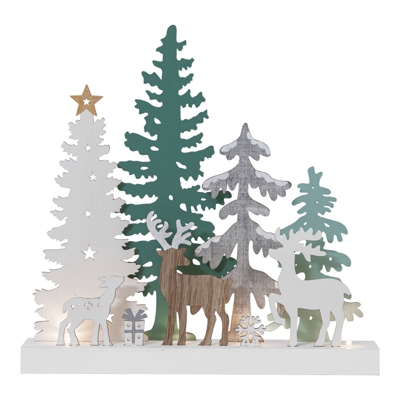 Lámpara decorativa LED Reinbek Rehe en el bosque