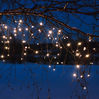 Cortina de luces Chrissline Extra 100 LED 2.850K