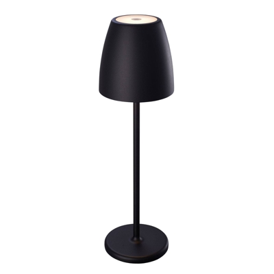 Megatron LED lámpara de mesa batería Tavola negro