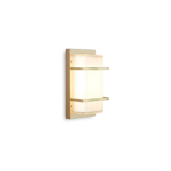 Aplique de exterior Ice Cubic 3415, latón natural precio