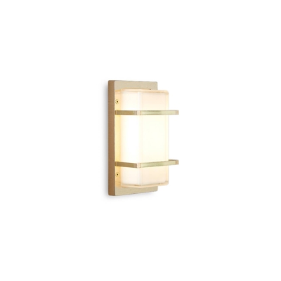 Aplique de exterior Ice Cubic 3415, latón natural