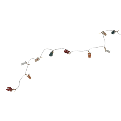 Cadena de luces LED Forest Friends, 10 figuras características