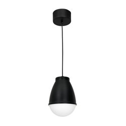 Lámpara colgante Tasso de metal y vidrio en oferta