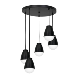 Lámpara colgante Tasso, redondo 5 luces en oferta