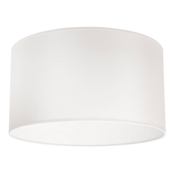 Plafón Dorset de textil, blanco en oferta