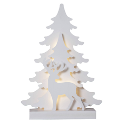 Lámpara decorativa LED Grandy, renos y abetos 41cm precio