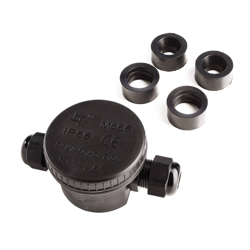 Distribuidor exterior x2 redondo para cable 5-12mm en oferta